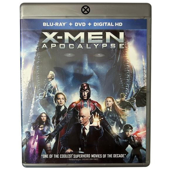 X-Men: Apocalypse (Blu-ray/DVD, 2016) Marvel Superhero Sci Fi Action Film PG 13 - Picture 1 of 4